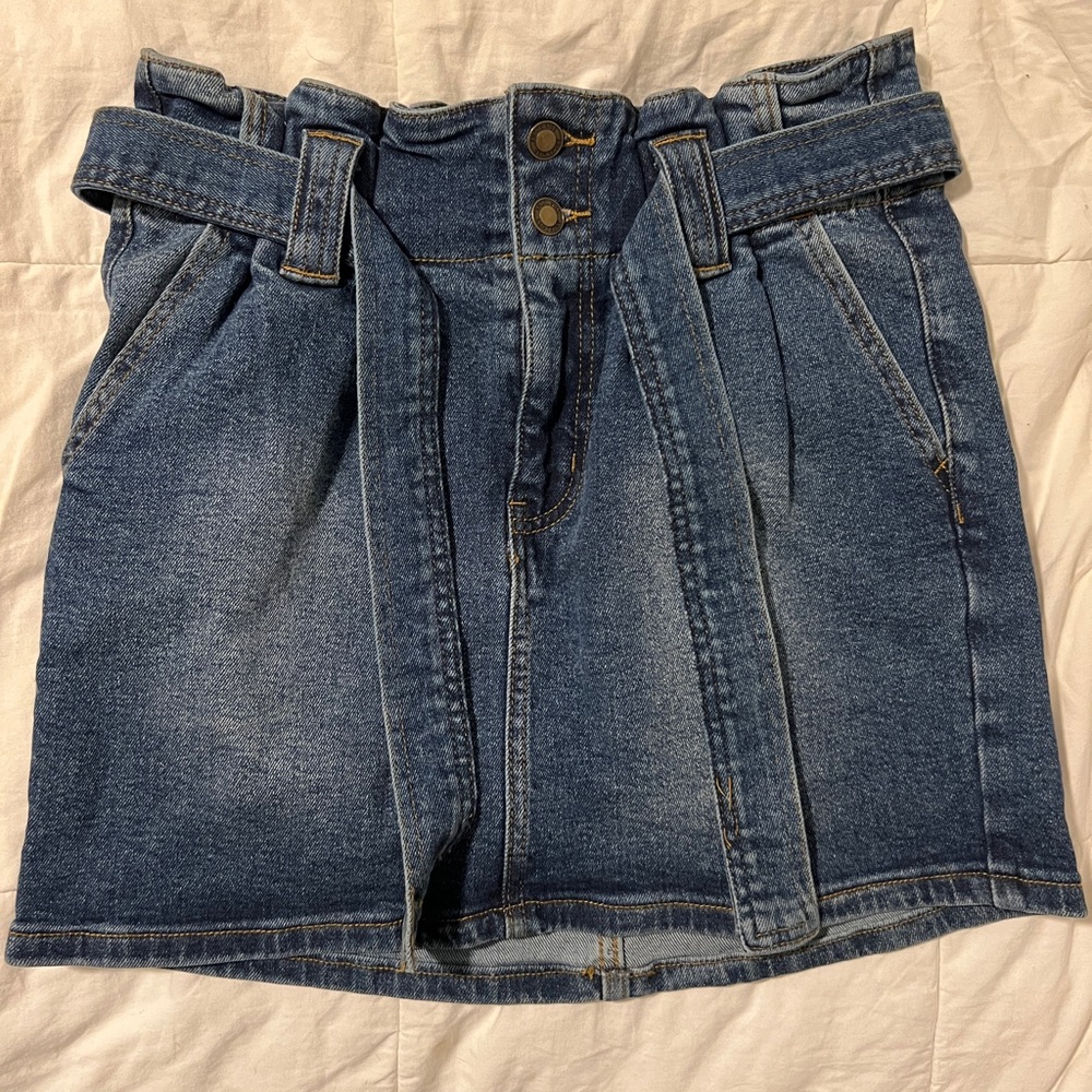 jean skirt